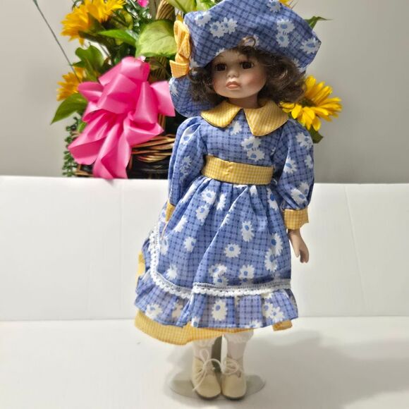Other - Blue and Yellow Floral Dress Doll